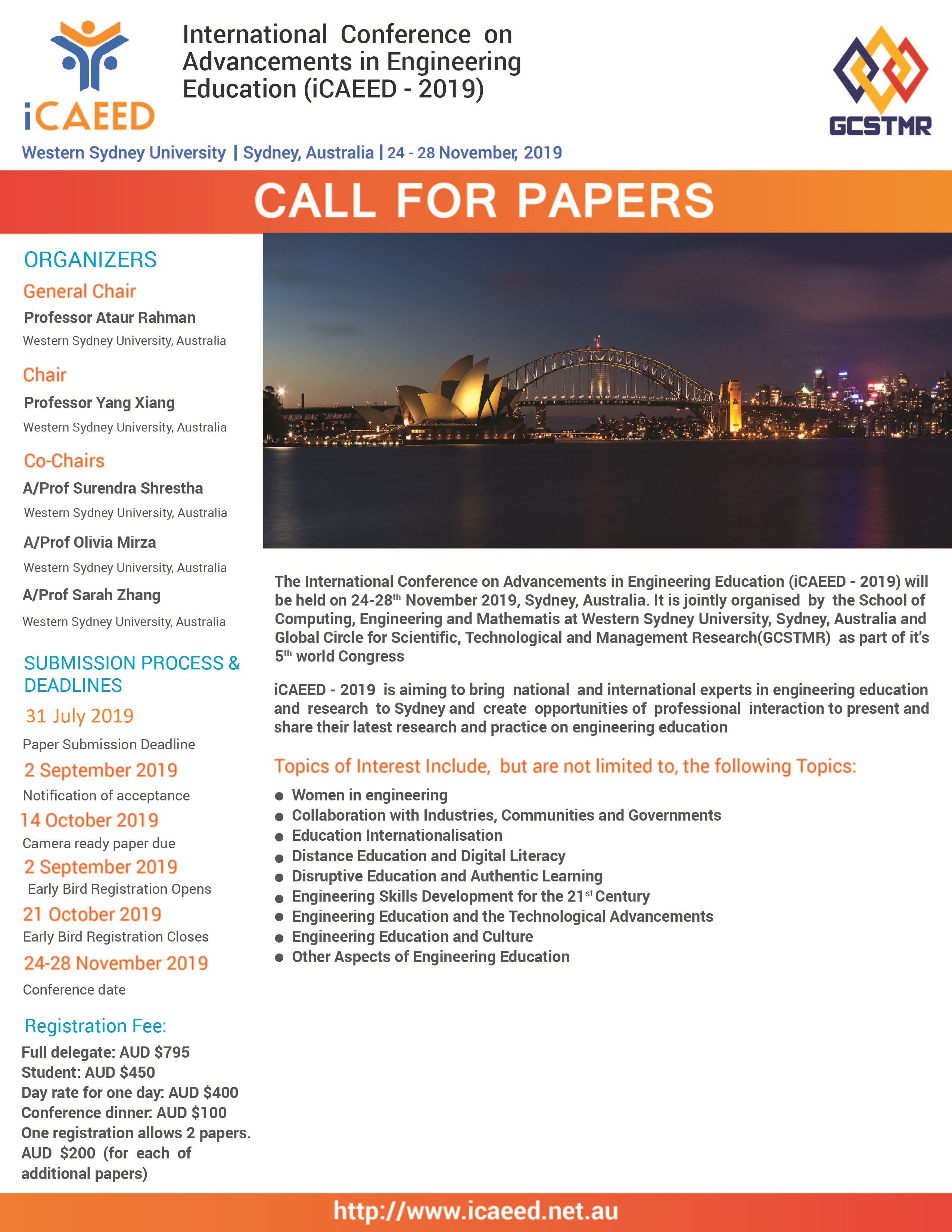 iCAEED2019 flyer